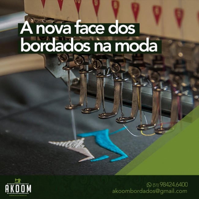 A nova face dos bordados na moda