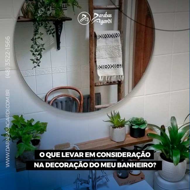 O que levar em consideração na decoração do meu banheiro?