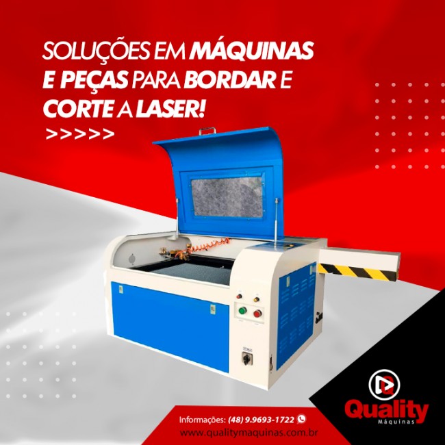 Estou pensando em comprar uma máquina de corte e gravação a laser, mas não entendo nada desse tipo de equipamento