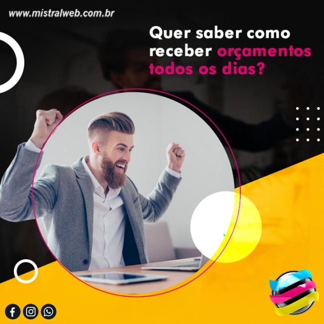 Quer saber como receber orçamentos todos os dias?