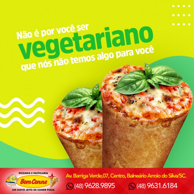 Não é por você ser vegetariano que nós não temos algo para você