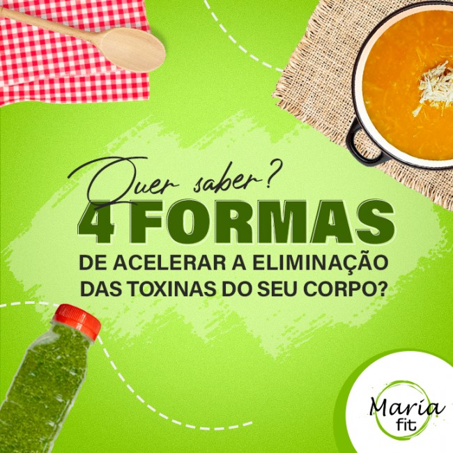 Quer saber 4 formas de acelerar a eliminação das toxinas do seu corpo?