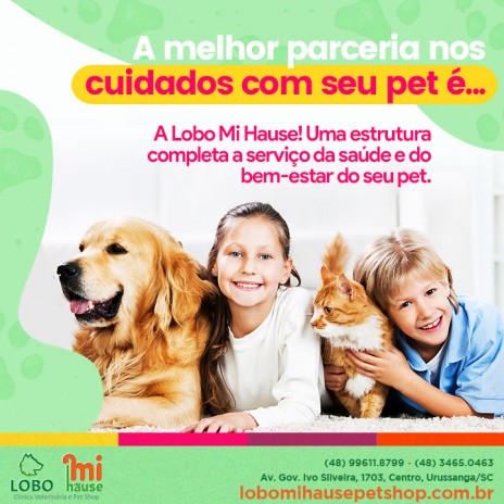 A melhor parceria nos cuidados com seu pet é...