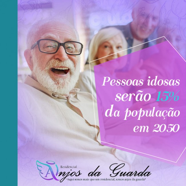 Pessoas idosas serão 15% da população em 2050