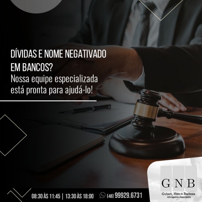 dívidas e nome negativado  em bancos?  Nossa equipe especializada  está pronta para ajudá-lo!