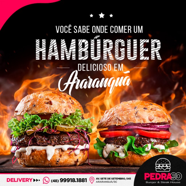 Você sabe onde comer um hambúrguer delicioso em Araranguá?