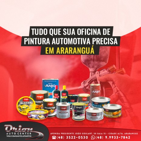 Tudo que sua oficina de pintura automotiva precisa em Araranguá