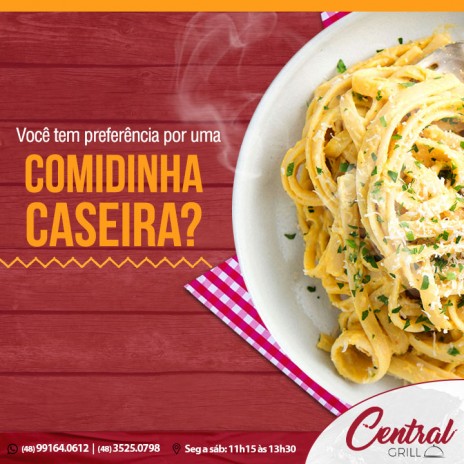 Você tem preferência por uma comidinha caseira?