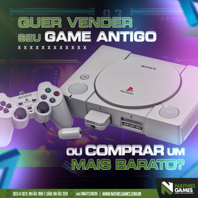 Você quer vender seu game ou quer comprar um mais barato?