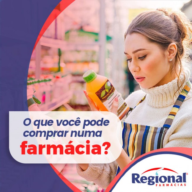 O que você pode comprar numa farmácia?