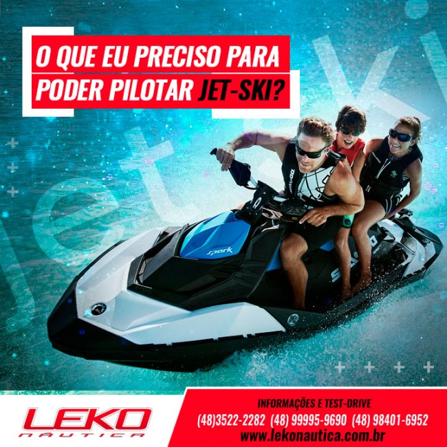 O que eu preciso para poder pilotar Jet-ski?