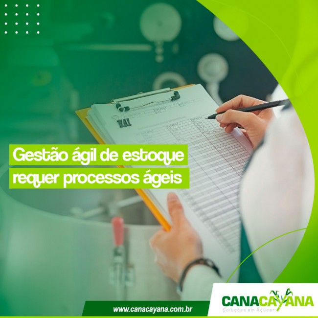 Gestão ágil de estoque requer processos ágeis