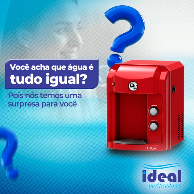 Você acha que água é tudo igual? Pois nós temos uma surpresa para você