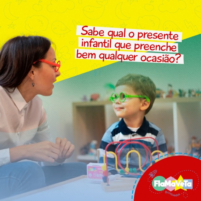 Sabe qual o presente infantil que preenche bem qualquer ocasião?