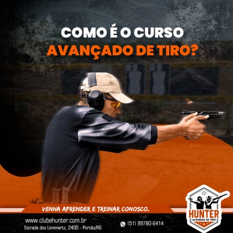 Como é o curso avançado de tiro?