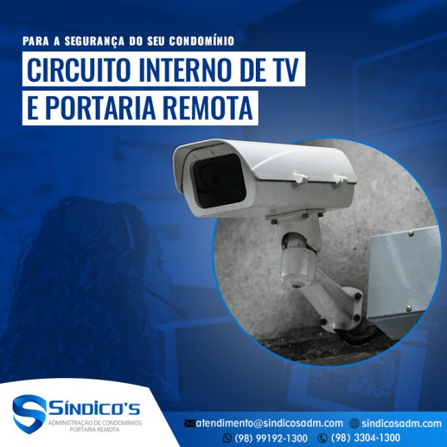 Circuito interno de TV e portaria remota é uma ótima combinação para a segurança do seu condomínio