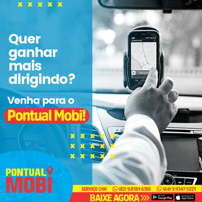 Quer ganhar mais dirigindo? Venha para o Pontual Mobi!