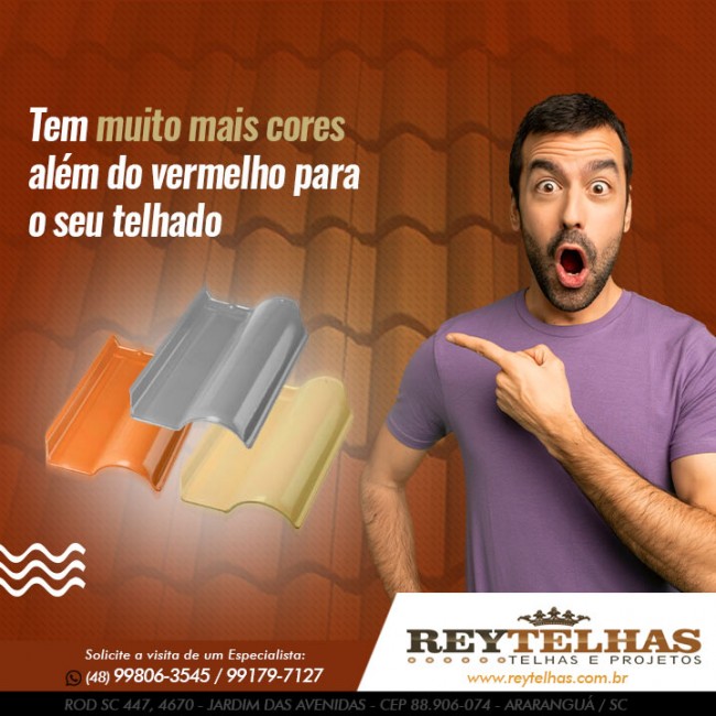 Tem muito mais cores além do vermelho para o seu telhado