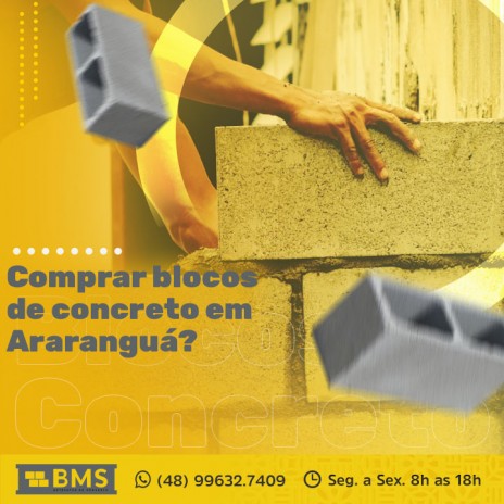 Comprar blocos de concreto em Araranguá?