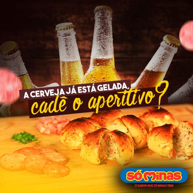 A cerveja já está gelada, cadê o aperitivo?