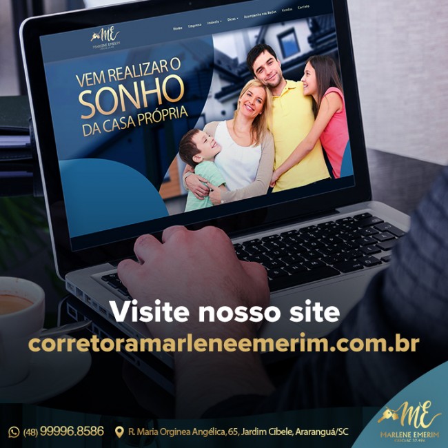 Visite nosso site - http://corretoramarleneemerim.com.br/