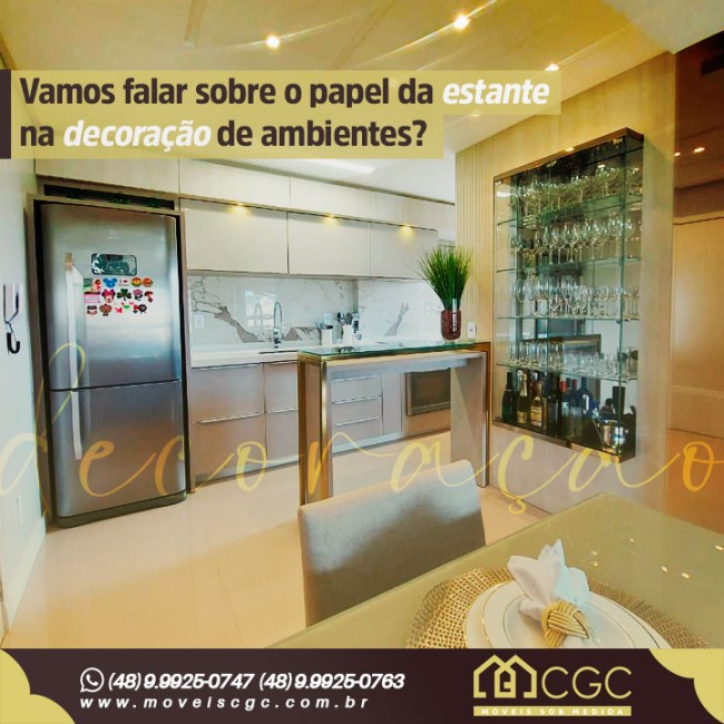 Vamos falar sobre o papel da estante na decoração de ambientes?