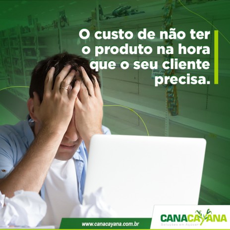 O custo de não ter o produto na hora que o seu cliente precisa