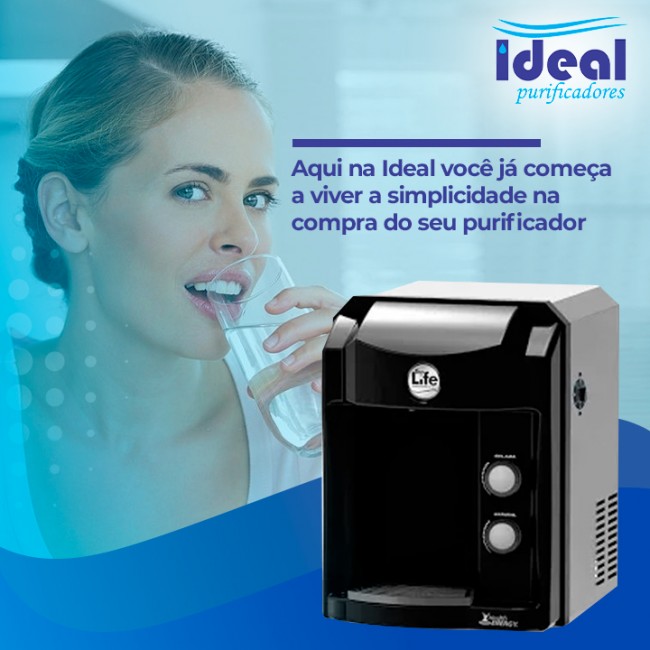 Aqui na Ideal você já começa a viver a simplicidade na compra do seu purificador