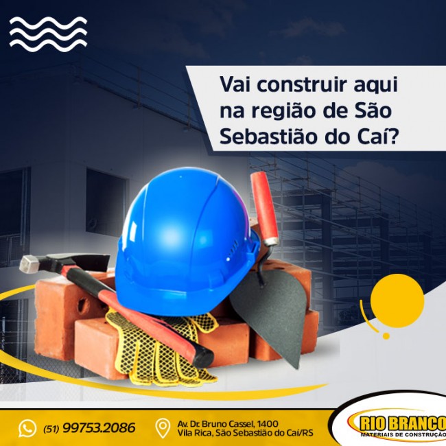 Vai construir aqui na região de São Sebastião do Caí?