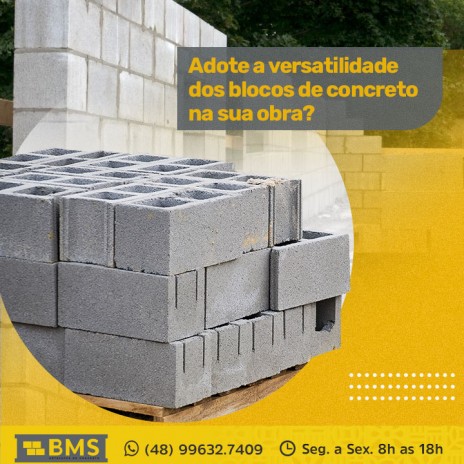 Adote a versatilidade dos blocos de concreto na sua obra?