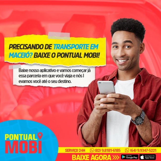 Precisando de transporte em Maceió? Baixe o Pontual Mobi!