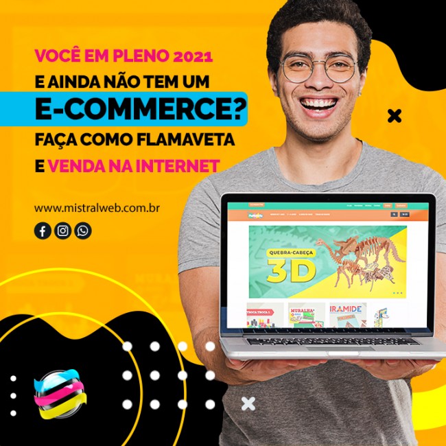 Você em pleno 2021 e ainda não tem um E-commerce, faça como FlaMaVeTa e venda na internet