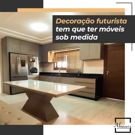 Decoração futurista tem que ter móveis sob medida