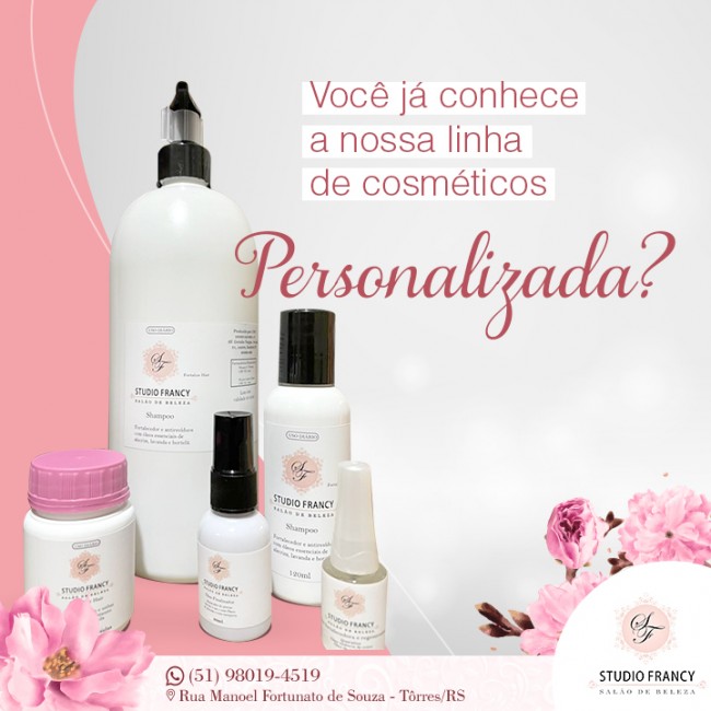 Você já conhece a nossa linha de cosméticos Personalizada?