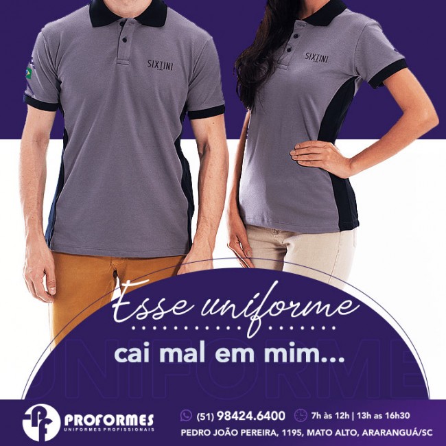 Esse uniforme cai mal em mim...