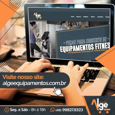 Visite nosso site: algeequipamentos.com.br