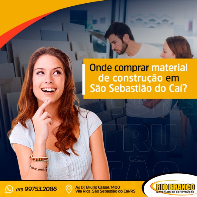 Onde comprar material de construção em São Sebastião do Caí?