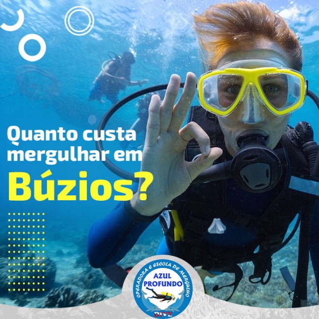 Quanto custa mergulhar em Búzios?