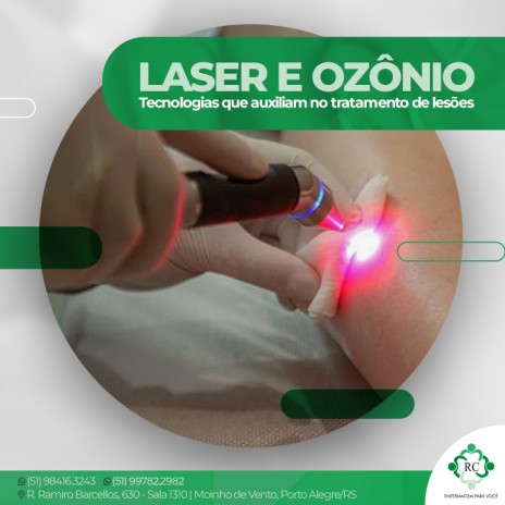 Tecnologias que auxiliam no tratamento de lesões "LASER E OZÔNIO"