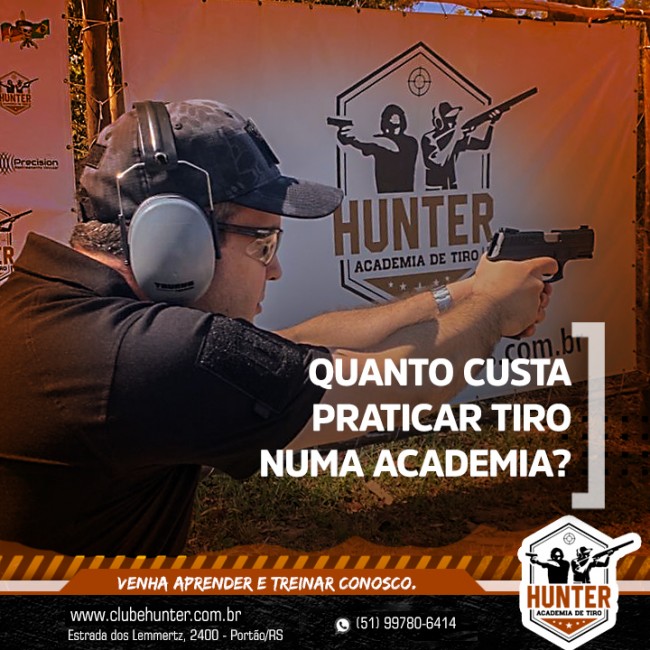 Quanto custa praticar tiro numa academia?