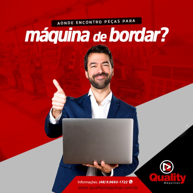 Aonde encontro peças para máquina de bordar?