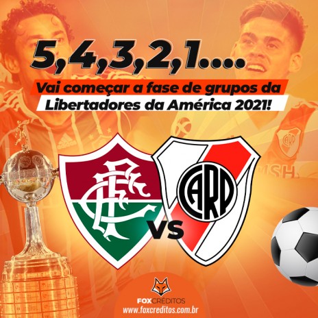 5,4,3,2,1... Vai começar a fase de grupos da Libertadores da América 2021!