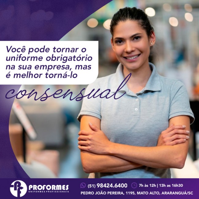 Você pode tornar o uniforme obrigatório na sua empresa, mas é melhor torná-lo consensual