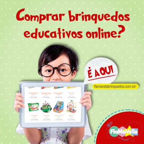 Comprar brinquedos educativos online? É aqui