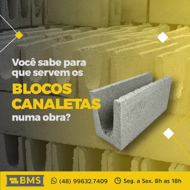 Você sabe para que servem os blocos canaletas numa obra?