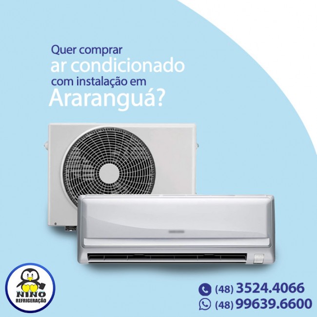 Quer comprar ar condicionado com instalação em Araranguá?