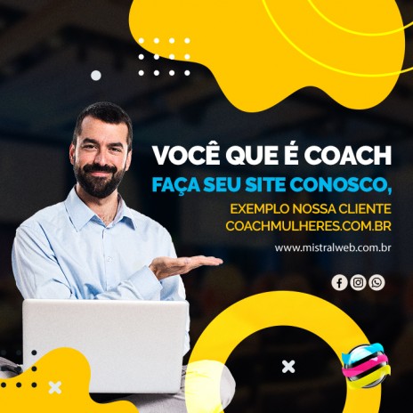 Você que é Coach faça seu site conosco, exemplo nossa cliente Mulheres Maravilhosas