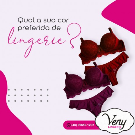 Qual a sua cor preferida de lingerie?