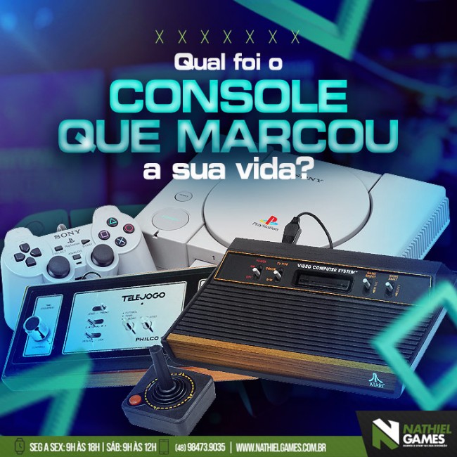 Qual foi o console que marcou a sua vida?