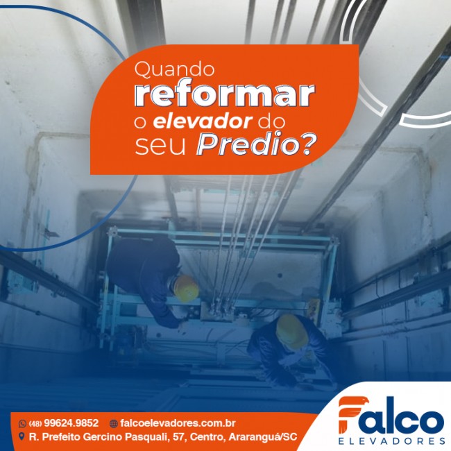 Quando reformar o elevador do seu prédio?